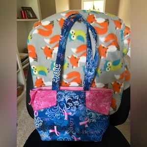 Hand Made Cancer Pattern Purse